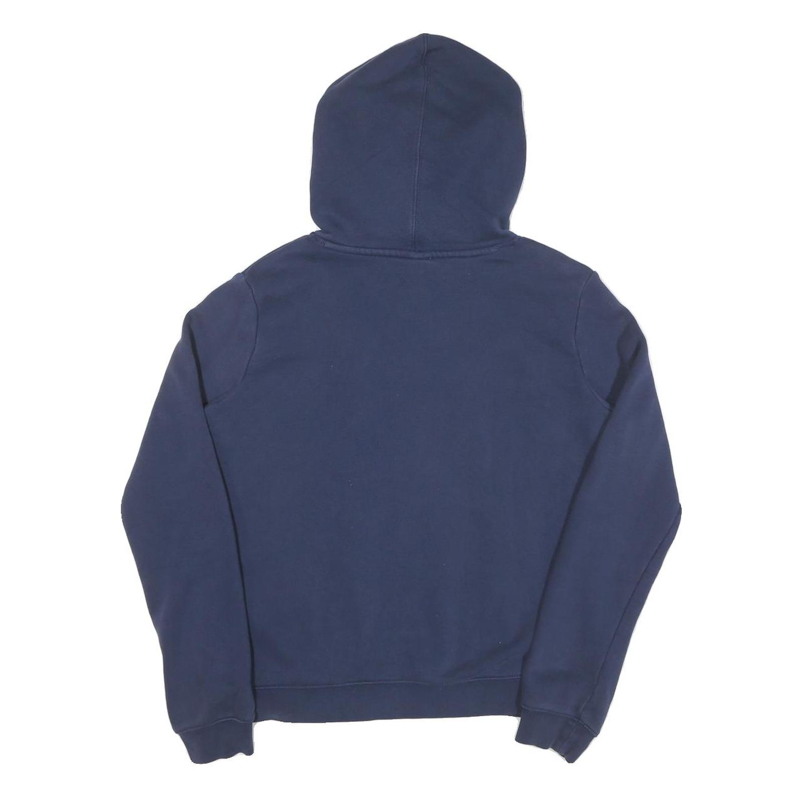 NIKE Girls Blue Eagles Soccer Pullover Hoodie M Cotton Sports Sweatshirt - Picture 3 of 6