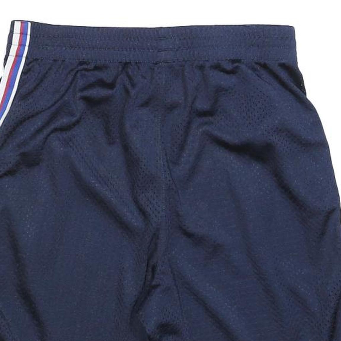 CHAMPION Boys Shorts Navy Blue Casual Polyester Blend L W26 Striped Trim - Picture 4 of 6