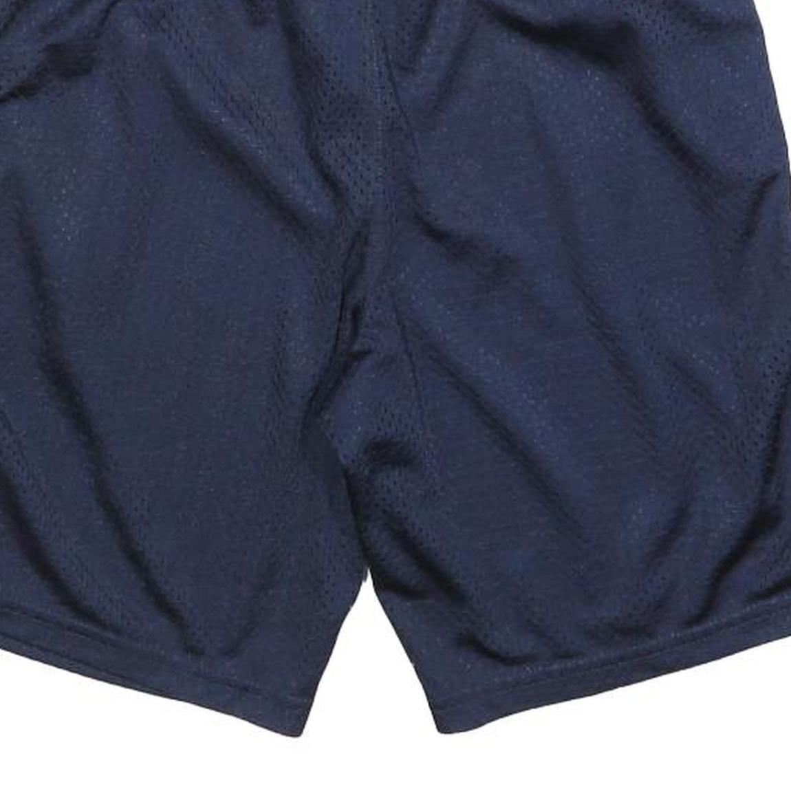 CHAMPION Boys Shorts Navy Blue Casual Polyester Blend L W26 Striped Trim - Picture 6 of 6