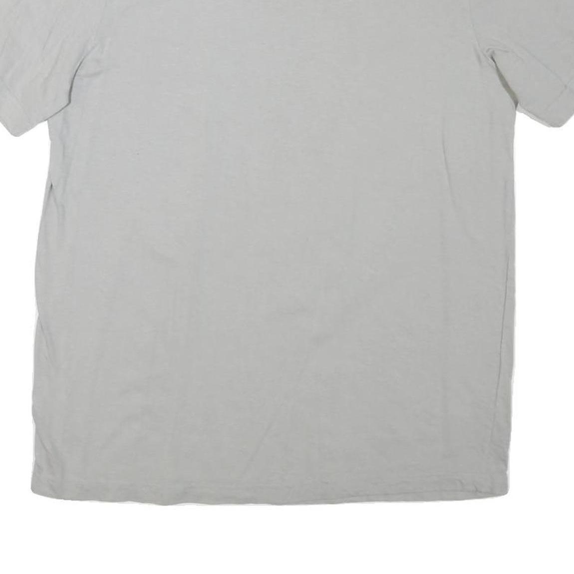 ADIDAS Mens Grey Graphic T-Shirt M Short Sleeve Crew Neck Brand Logo Cotton - Picture 6 of 6