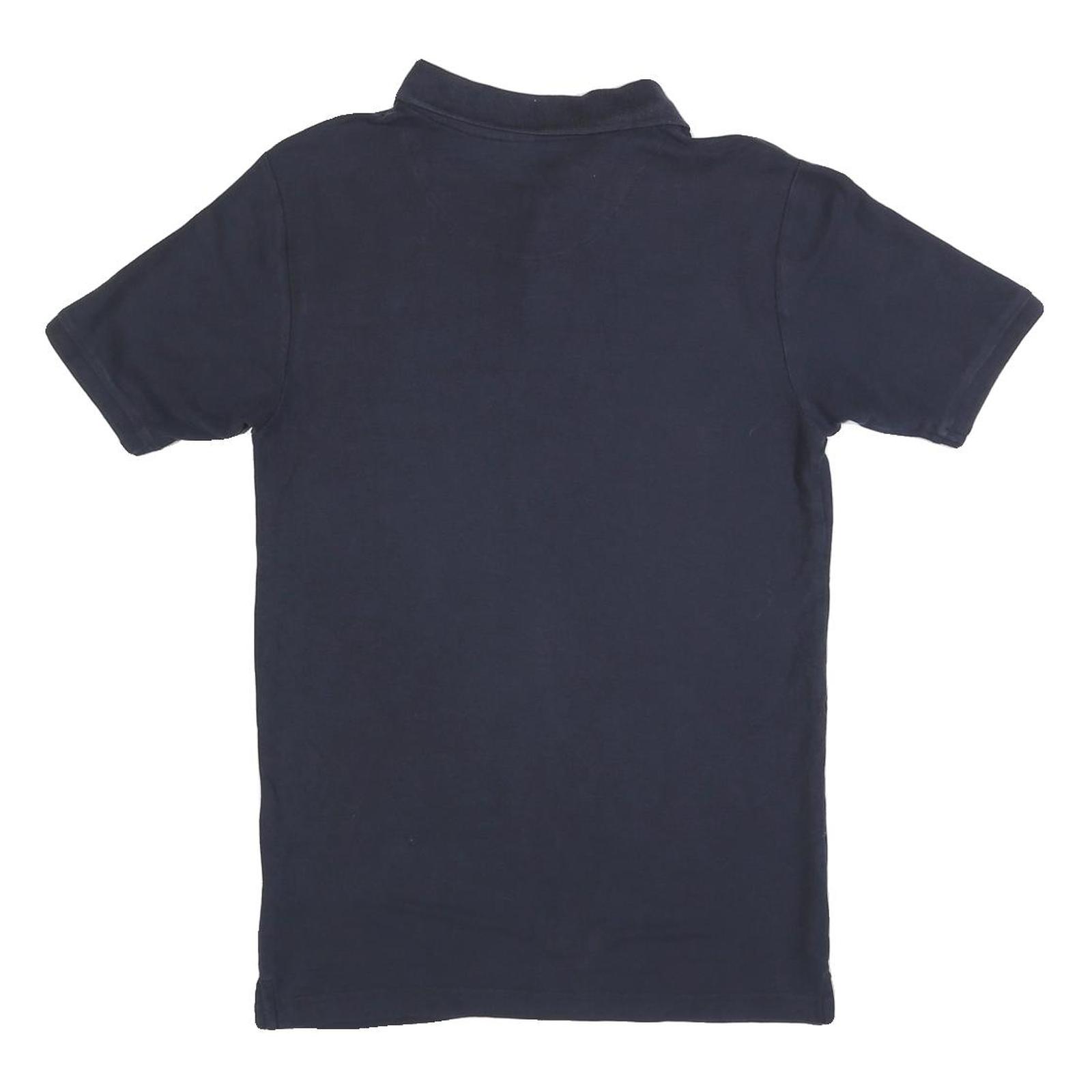 NAUTICA Boys Blue Short Sleeve Plain Polo Shirt XL Cotton Blend Classic Fit - Picture 3 of 6